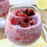 Strawberry and Chia Seed Detox Drink