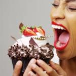 What happens in the body if you eat too fast?