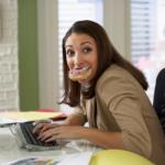 Do not eat at the desk, as it harms your health