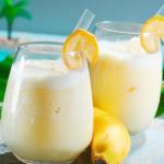 Smoothie with mineral water