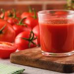 What happens if you drink tomato juice for breakfast?