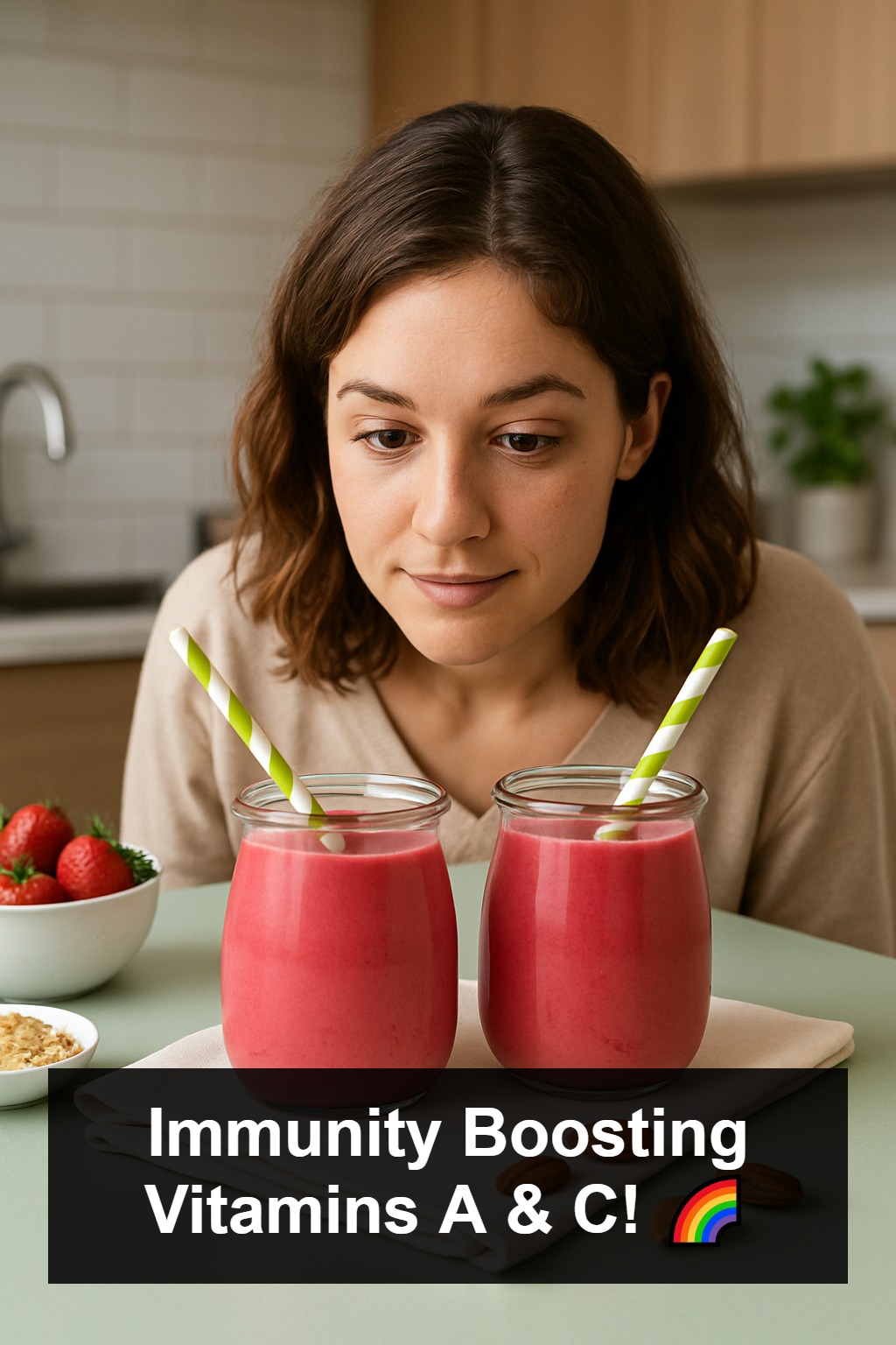Drink made from vitamins and healthy fats