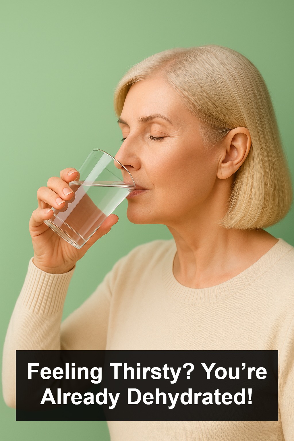 Don’t wait until you’re thirsty!