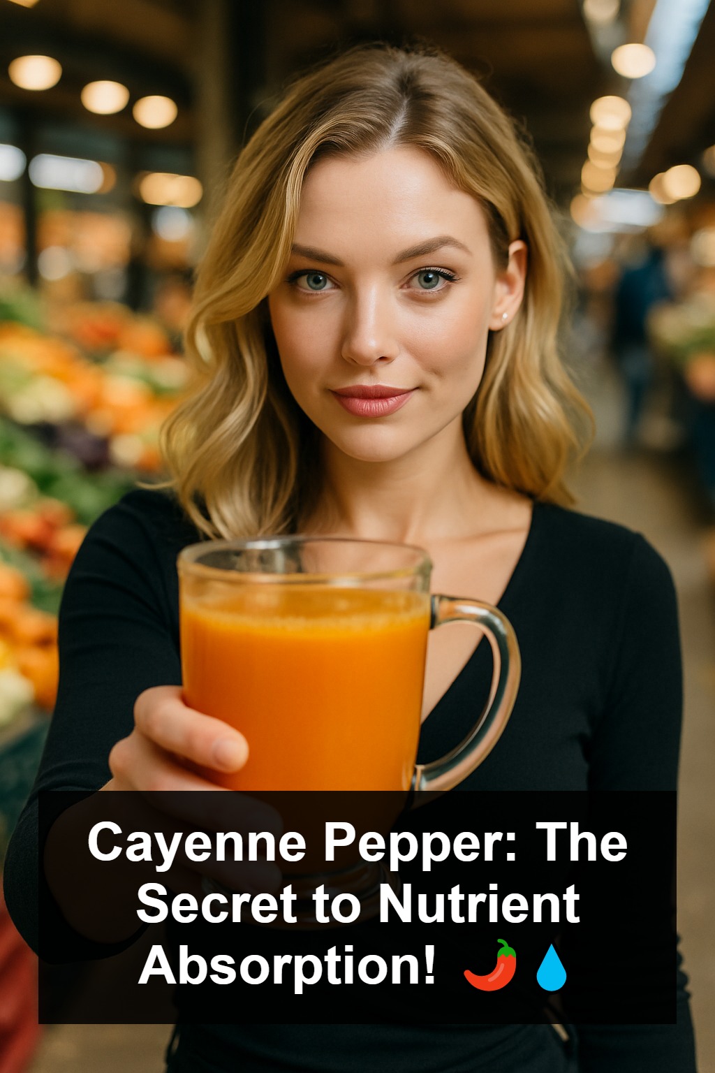 Juice with cayenne pepper that boosts metabolism