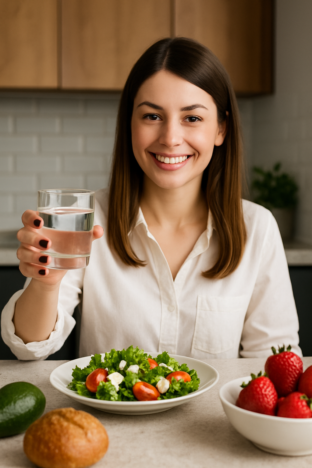 How does the body show that it has too little water?