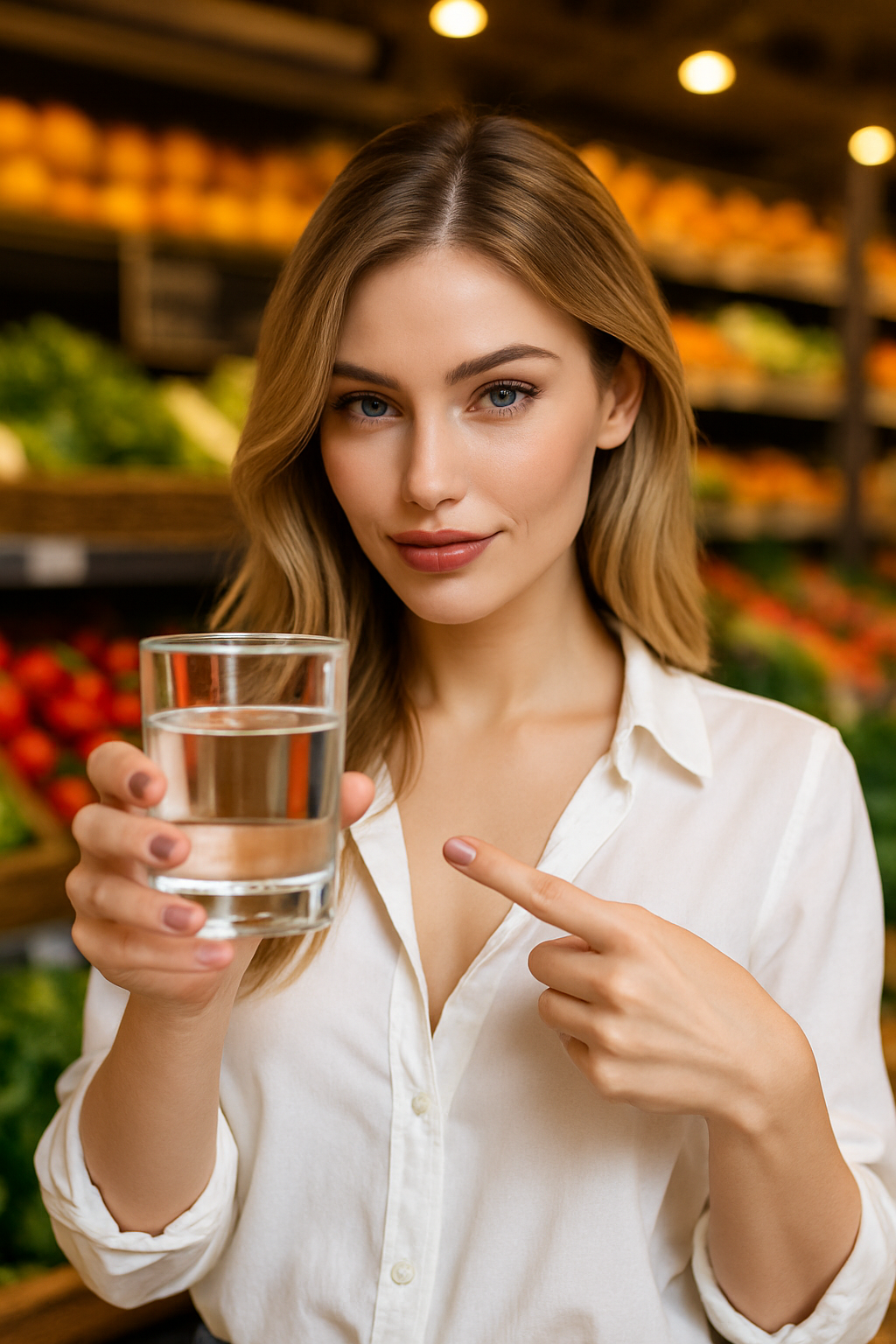How does the body show that it has too little water?