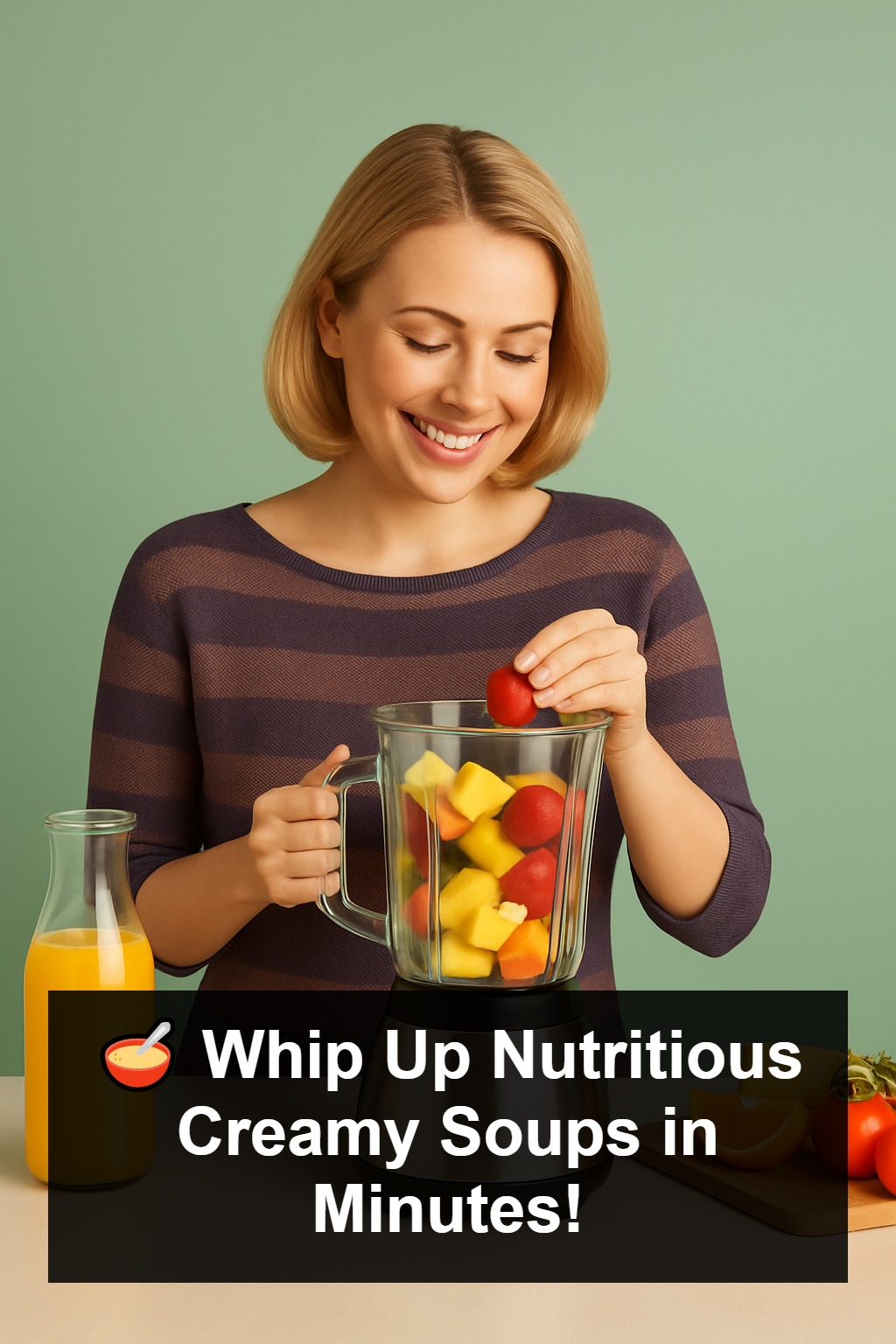 Tasty and healthy meals from the blender