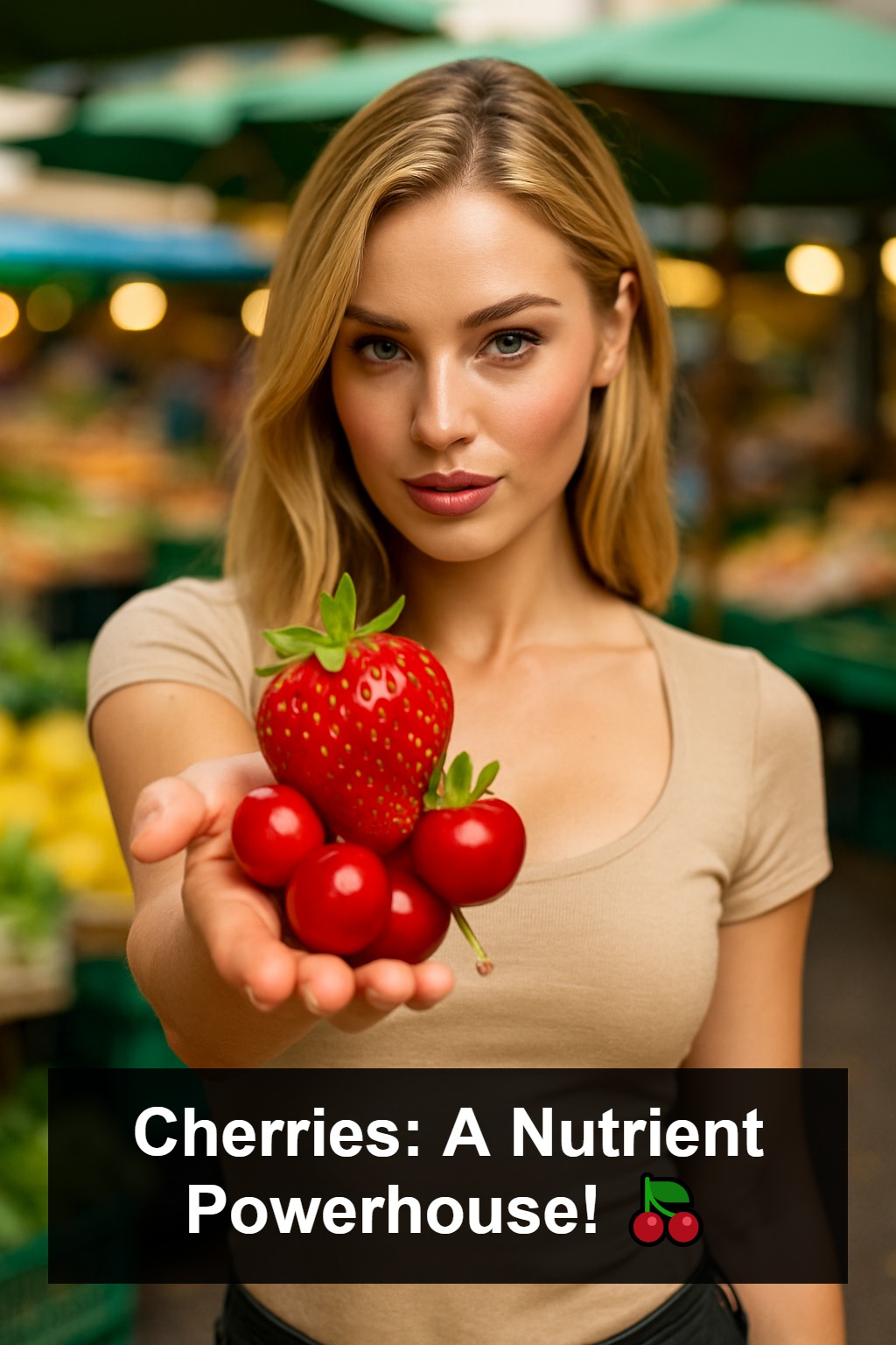 How many strawberries and cherries can we eat in a day?