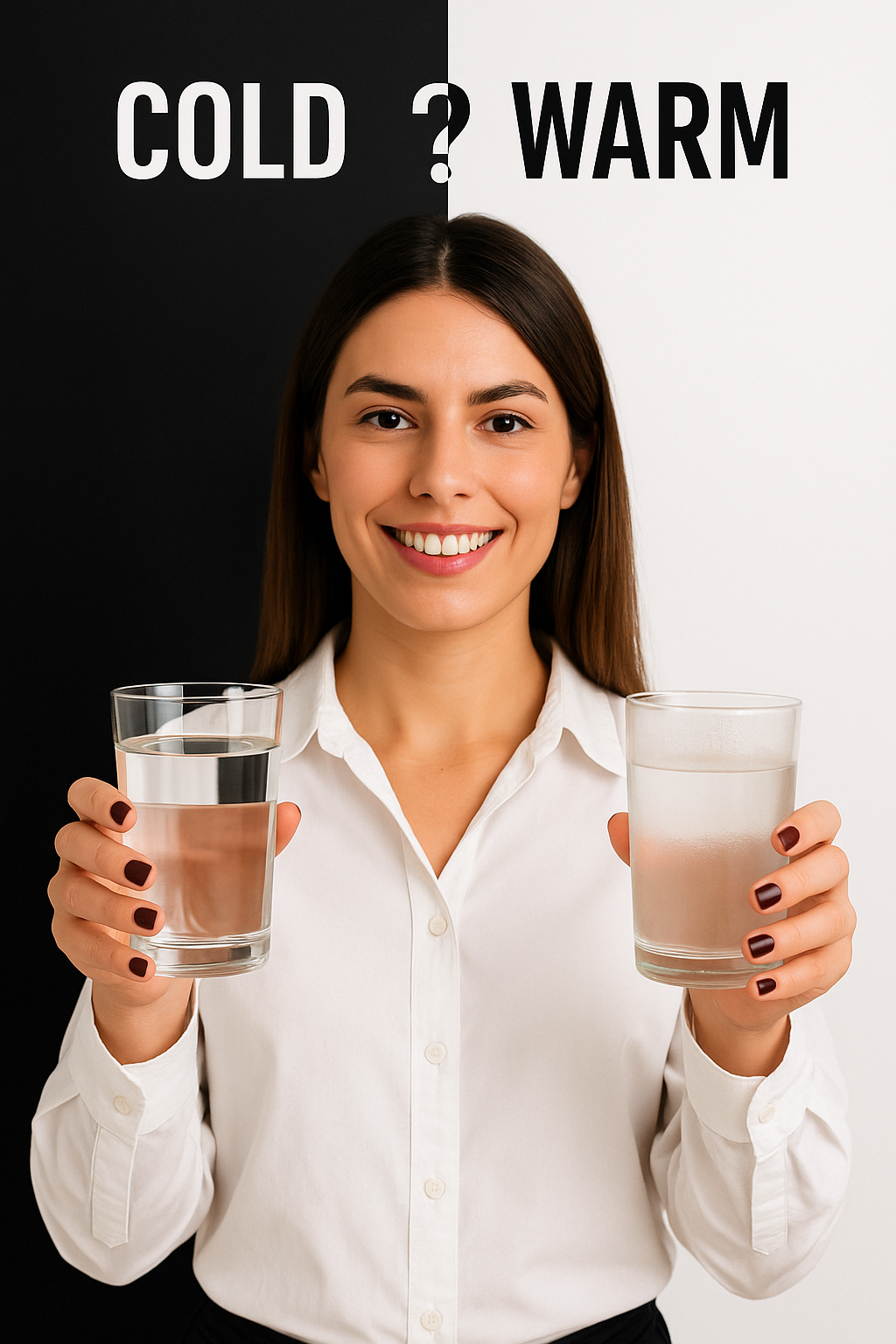 When to drink cold and when to drink warm water?