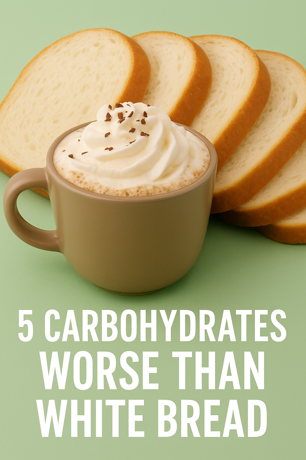 5 carbohydrates worse than white bread