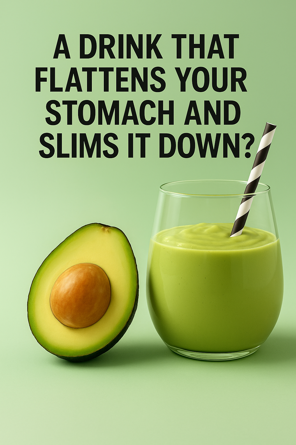 A drink that flattens your stomach and slims it down
