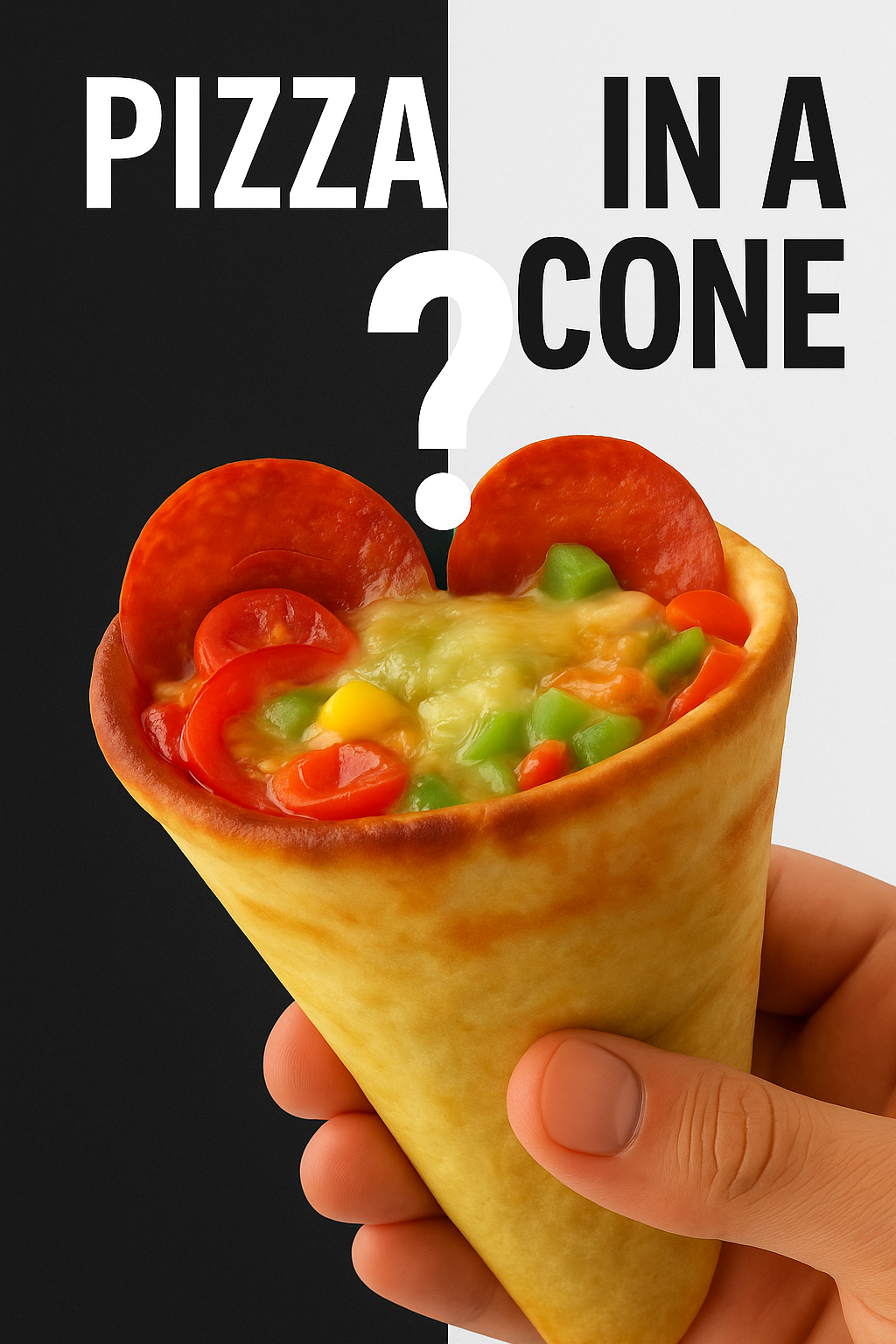 Another online hit: pizza in a cone