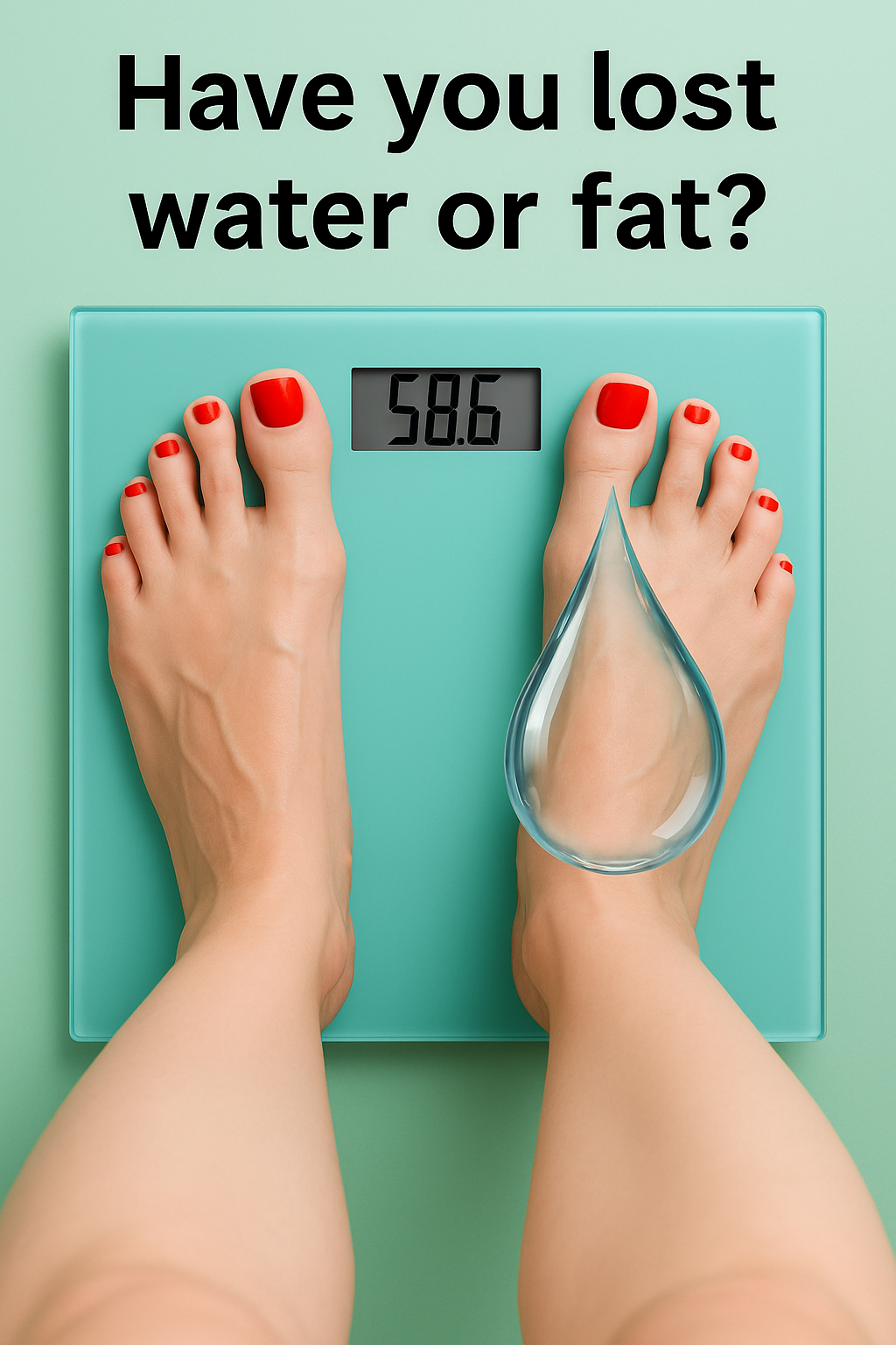 The dilemma of all diets: have you really lost weight or have you just lost excess water?