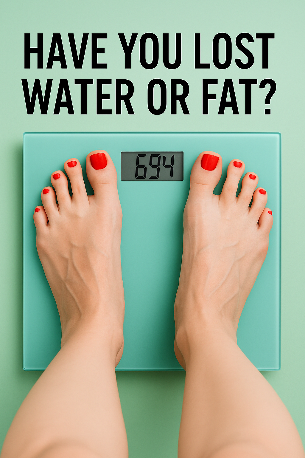 The dilemma of all diets: have you really lost weight or have you just lost excess water?