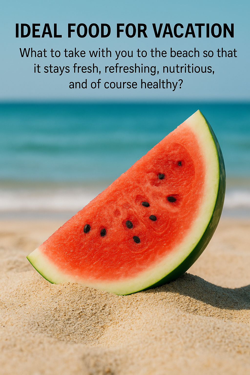 Ideal food for vacation