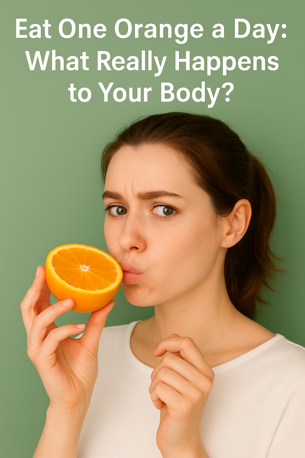 Eat One Orange a Day: What Really Happens to Your Body?