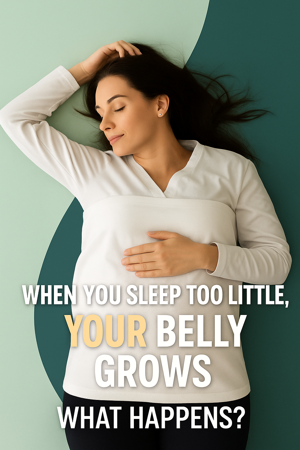 When you sleep too little, your belly grows – and you won't even notice this on the scale