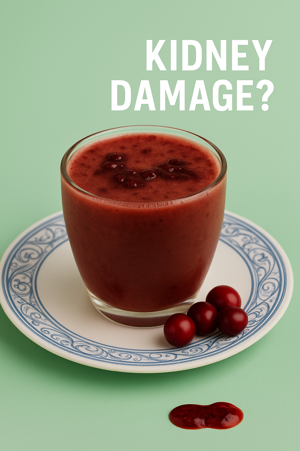 A dark blue drink made from blueberries, once recommended by famous nutritionists for weight loss, nowadays we drink it for a completely different reason