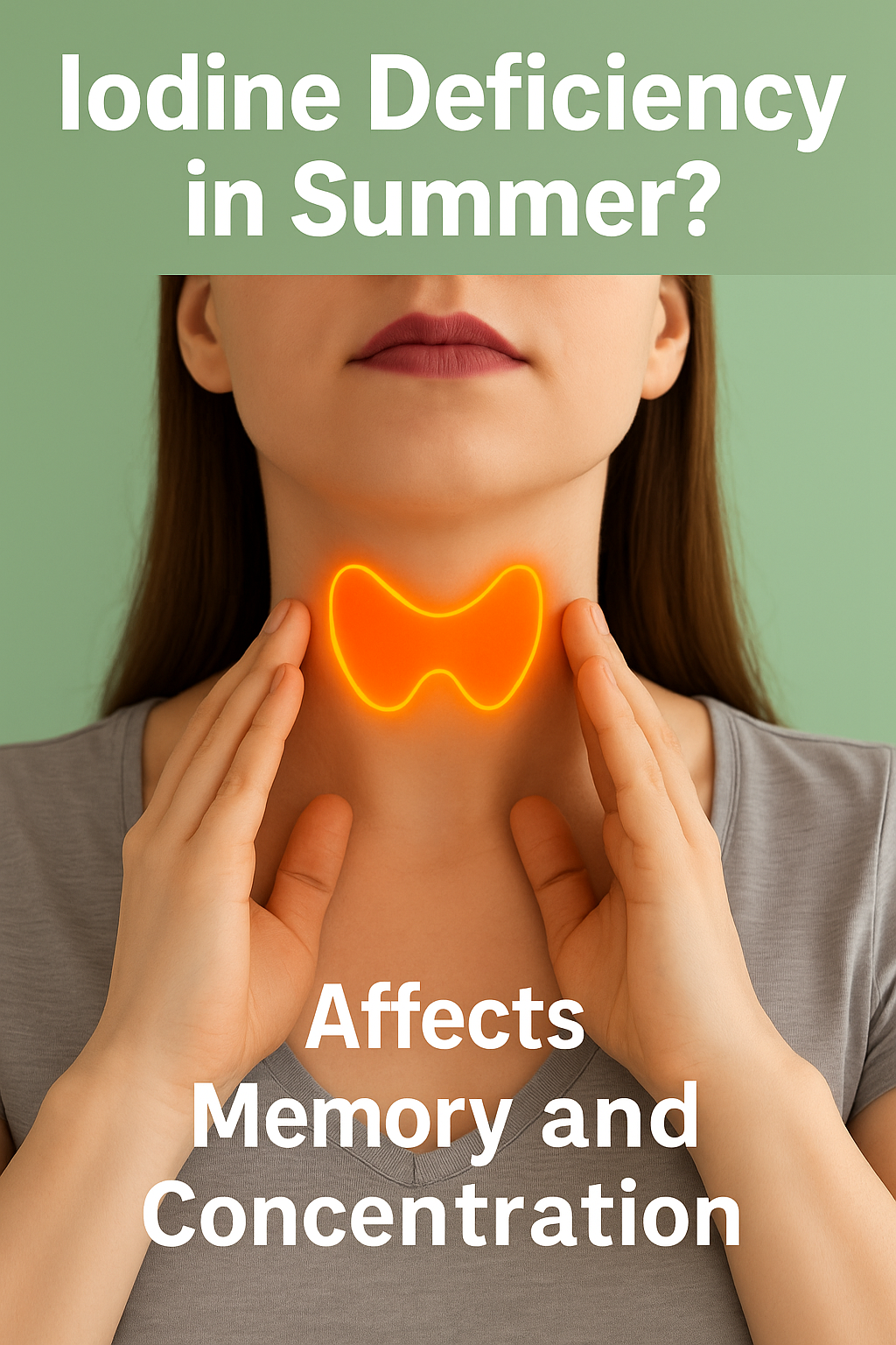 The mineral that takes care of your mind, thyroid, and nerves – in summer we lose it faster than we think