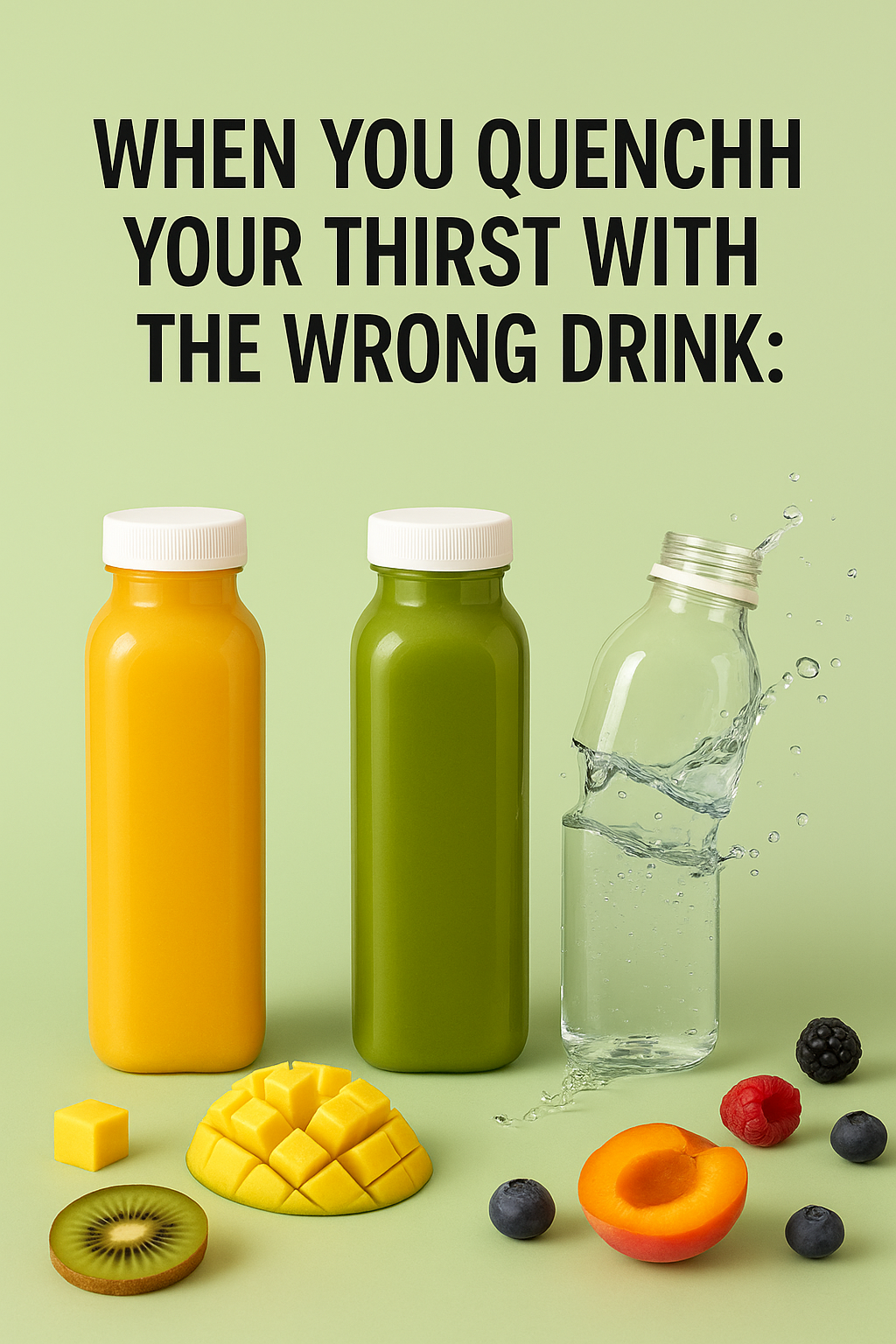 When you quench your thirst with the wrong drink: why carbonated beverages, juices and energy drinks do not quench thirst