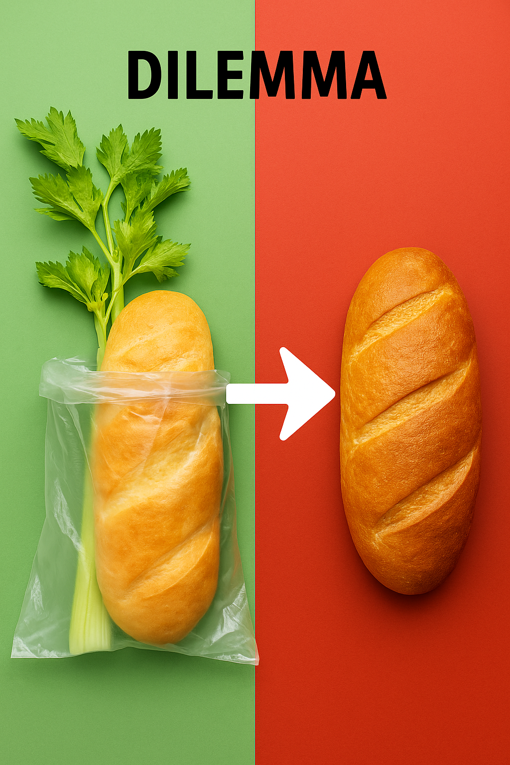 Celery in a bag with bread: a simple trick that only a few know, but it works surprisingly well