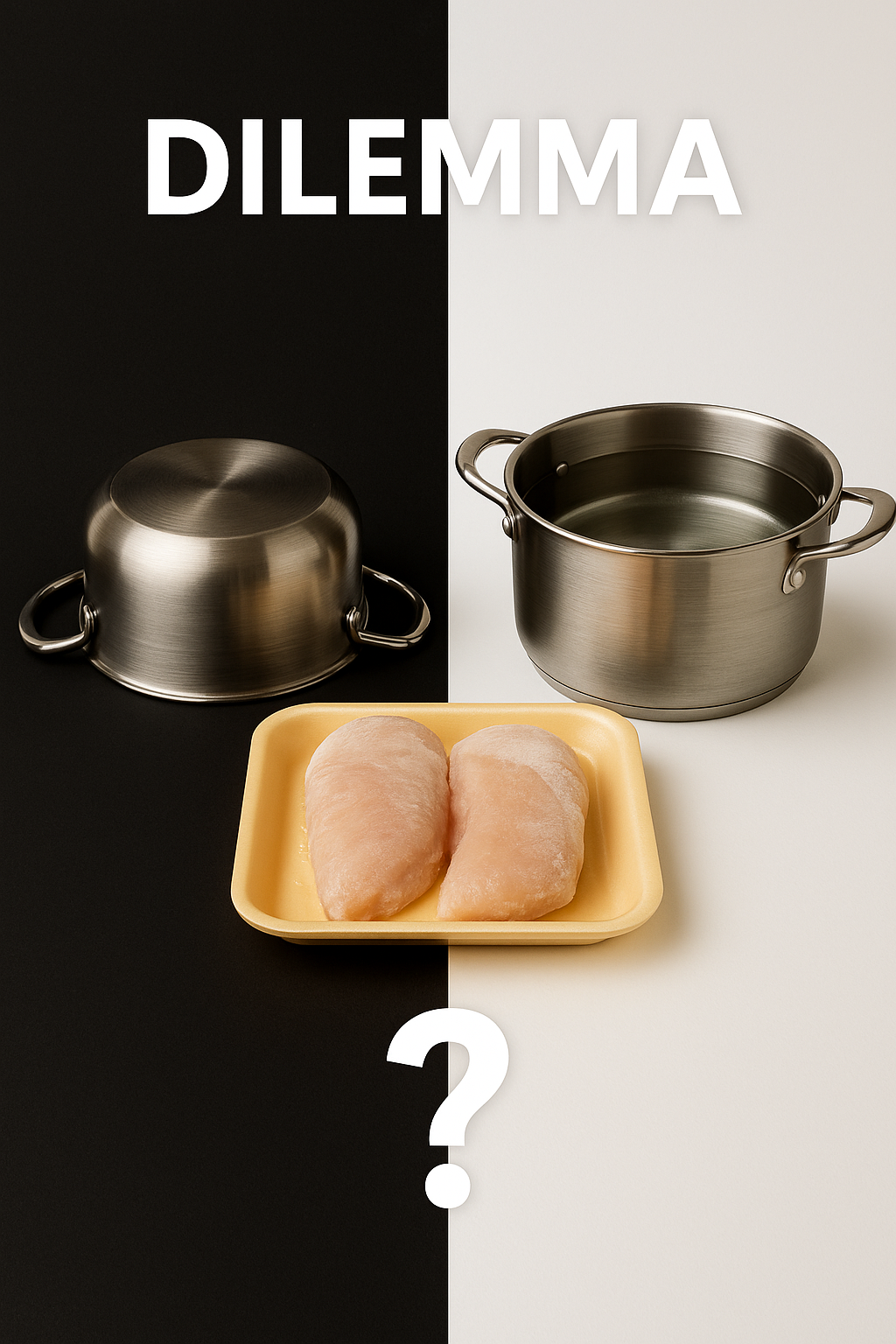 Physics in the kitchen: a trick with two pots that defrosts frozen food faster than you think