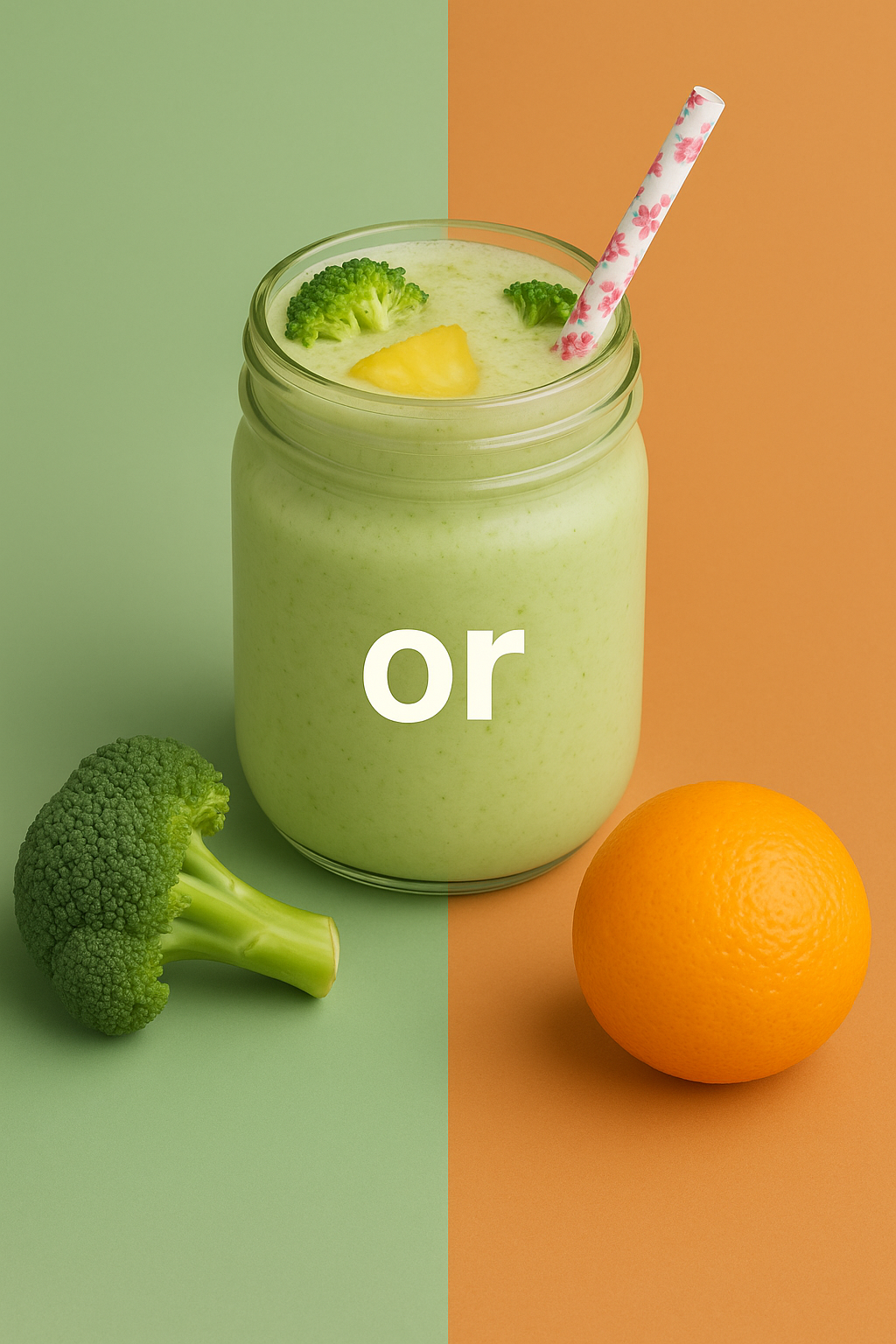 Broccoli smoothie for the summer: a vegetable with more vitamin C than orange, that restores what your body loses through sweating