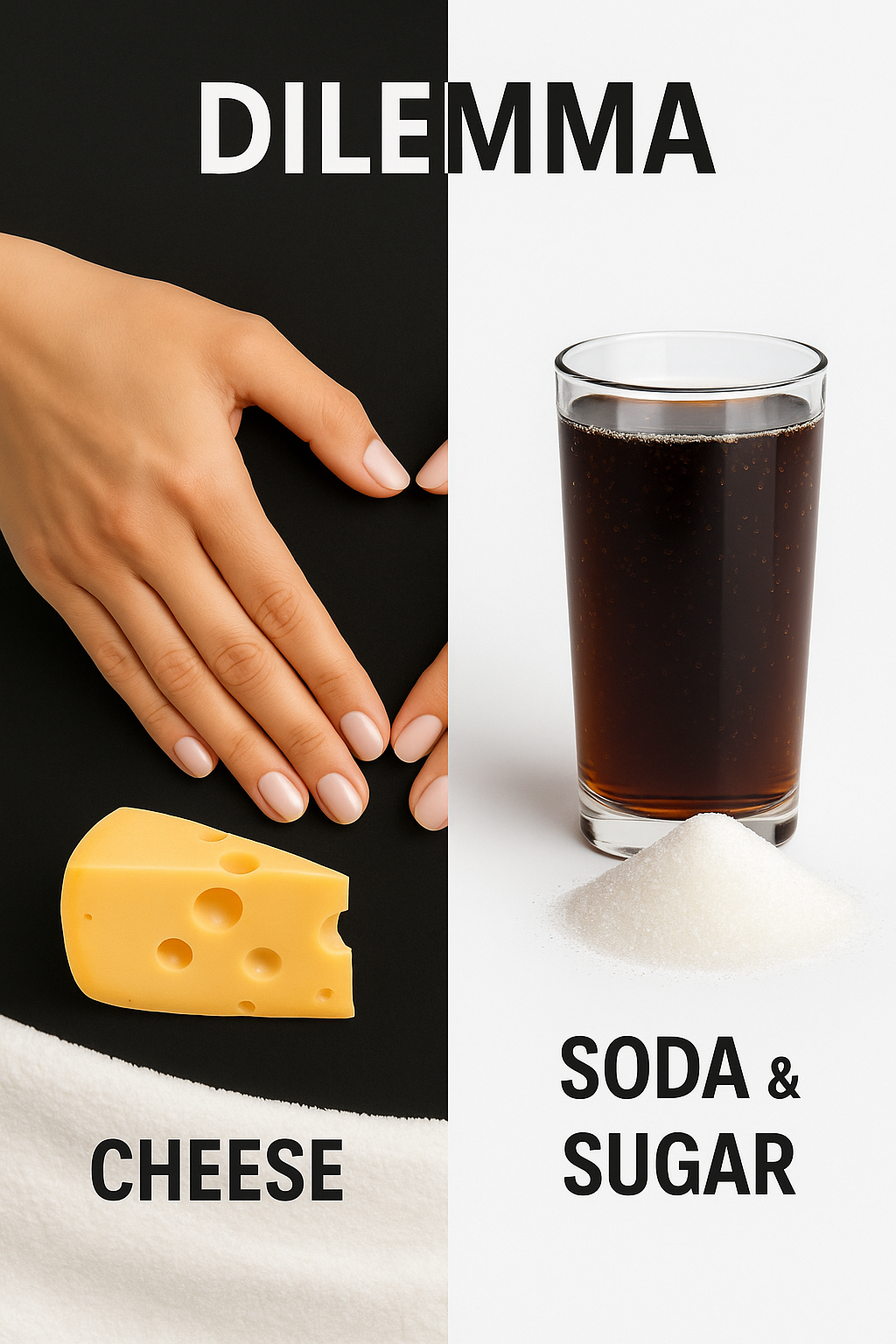 Cheese, salt, soda, and sugar: four foods that silently fill your belly
