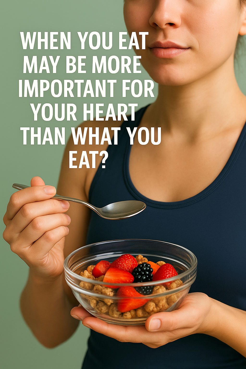 When you eat may be more important for your heart than what you eat – at least for women