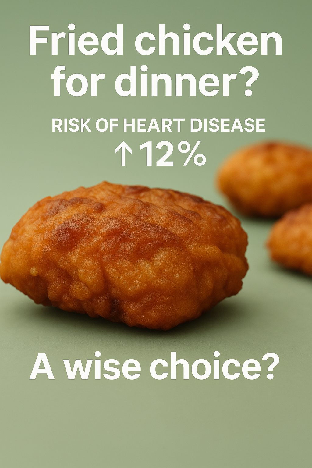 Fried chicken for dinner? Scientists observed 107,000 women for 24 years and discovered what fried food really does to your heart