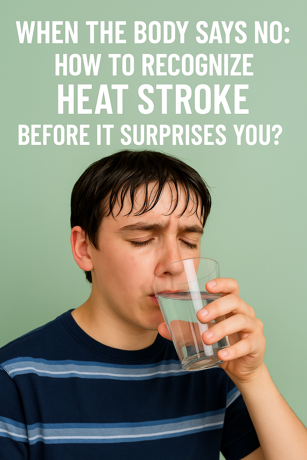When the body says no: how to recognize heat stroke before it surprises you