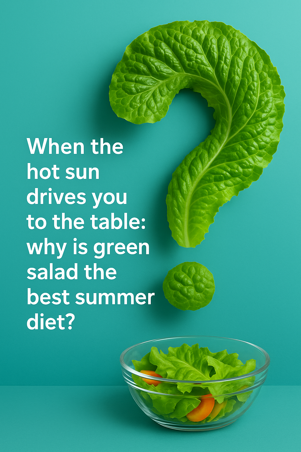 When the hot sun drives you to the table: why is green salad the best summer diet?