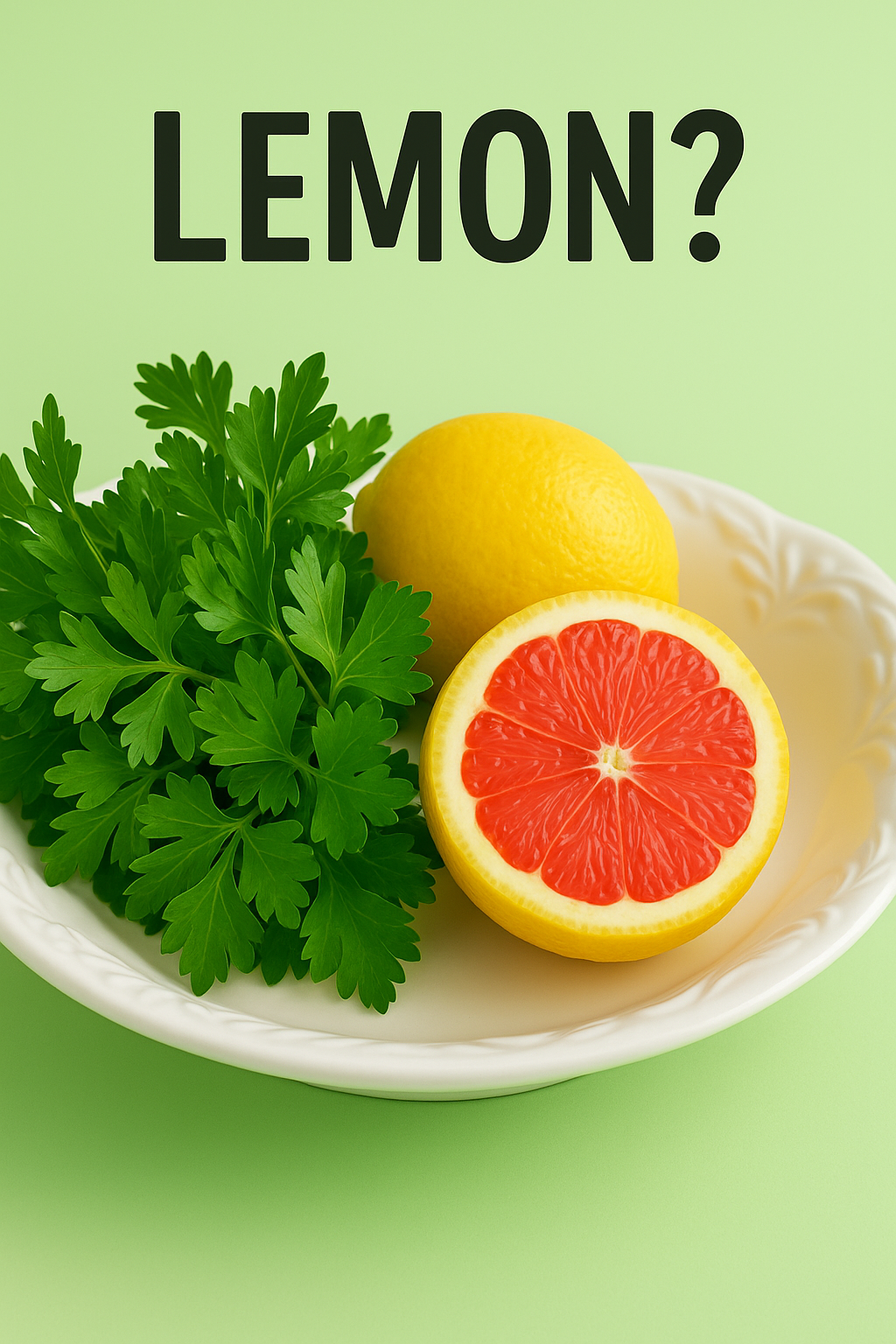 When your body fills up with toxins after picnics, it’s soothed by a single glass: a recipe with lemon, grapefruit, and parsley