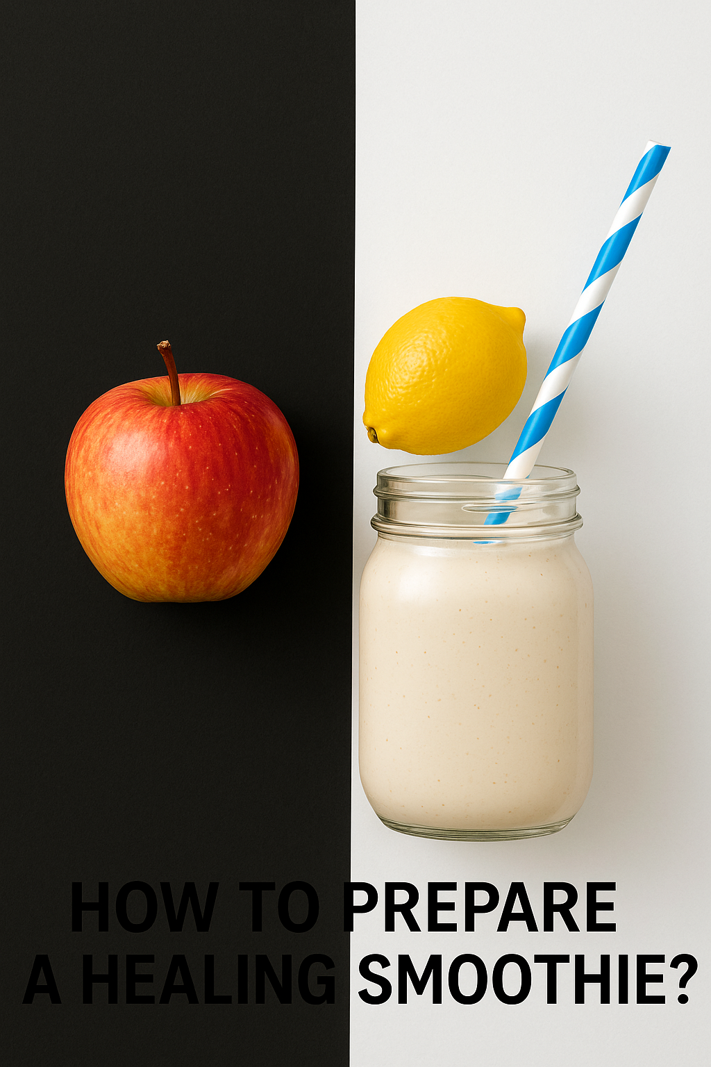Three ingredients, one smoothie: apple, yogurt, and lemon as allies in weight loss