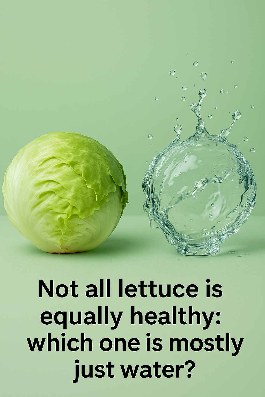 Not all lettuce is equally healthy: which one is the winner and which is mostly just water?