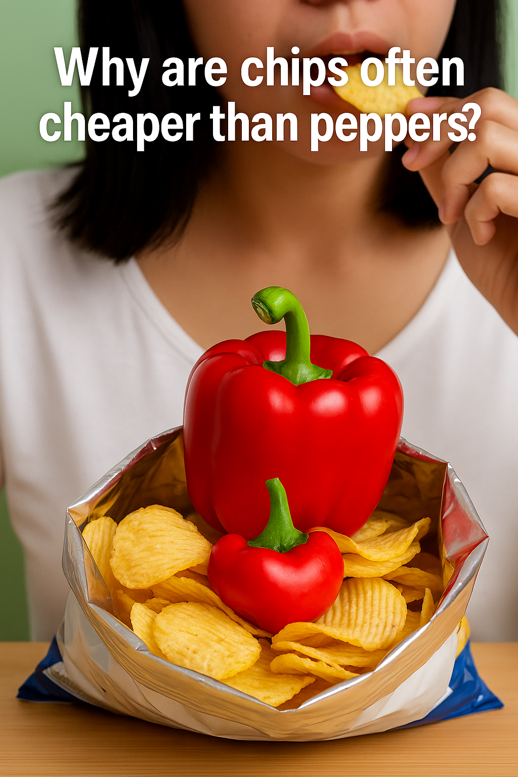 Why are chips often cheaper than peppers and why it’s not your fault