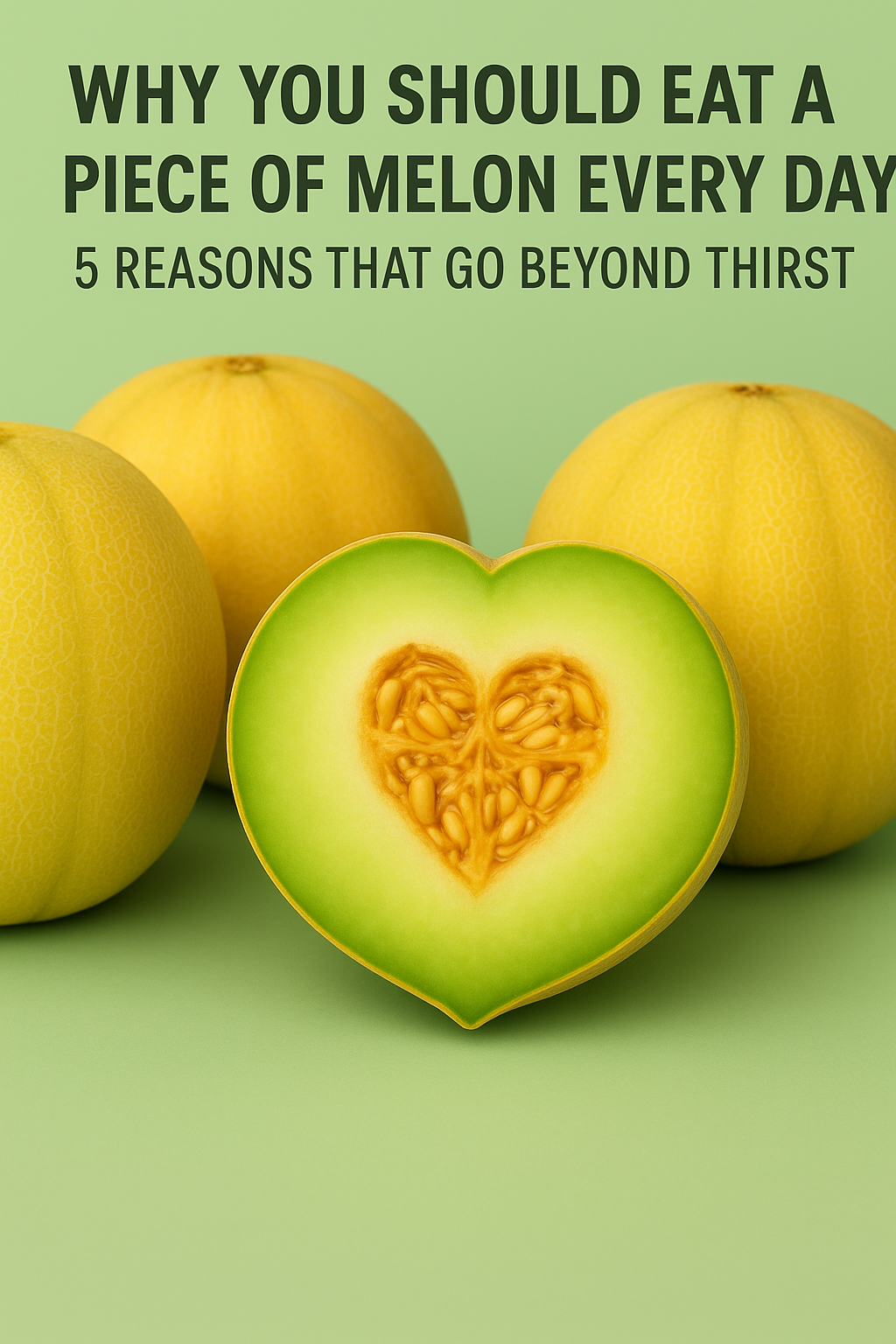 Why You Should Eat a Piece of Melon Every Day: 5 Reasons That Go Beyond Thirst