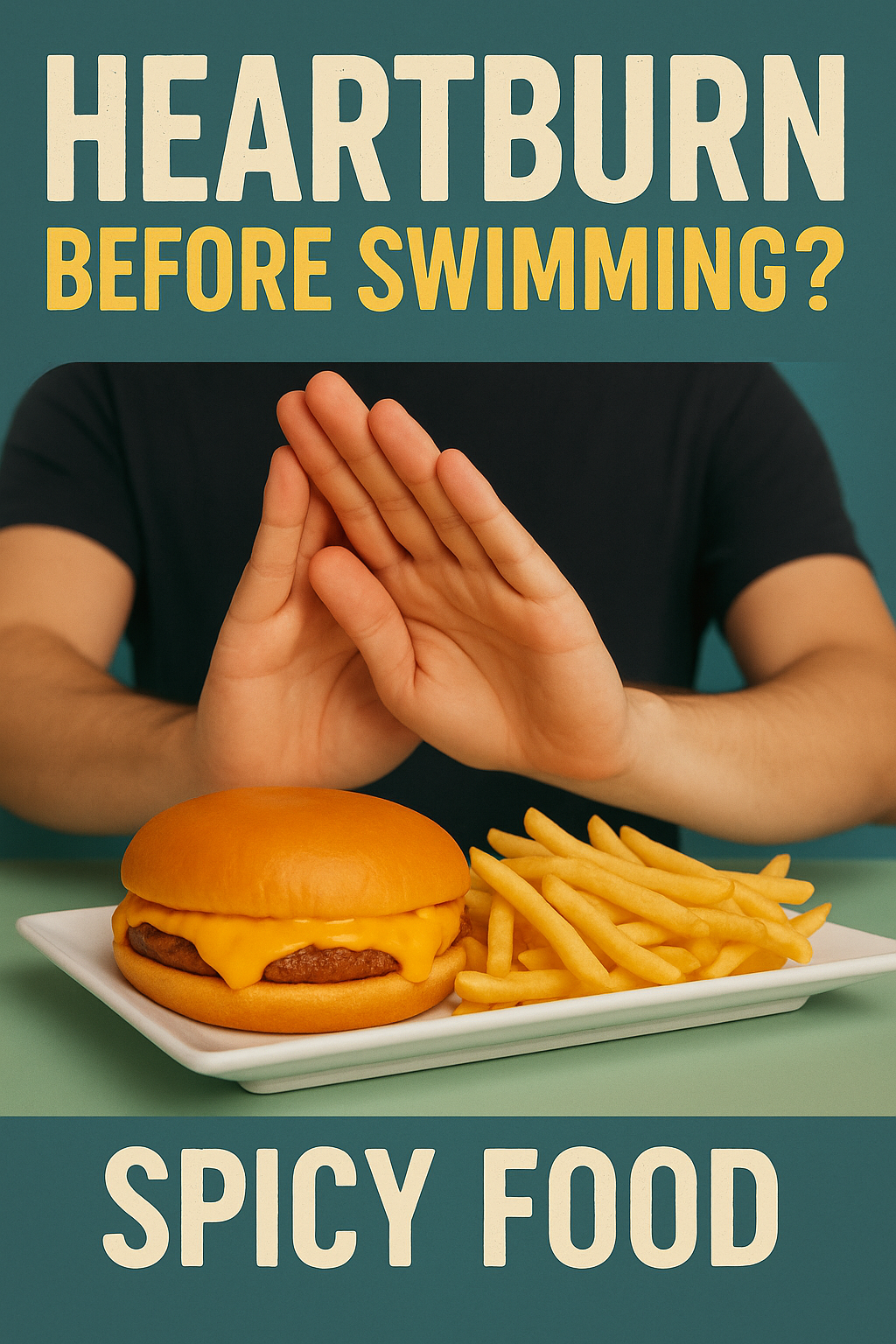 Before jumping into the water, put the fork down: which foods are a real trap for swimmers