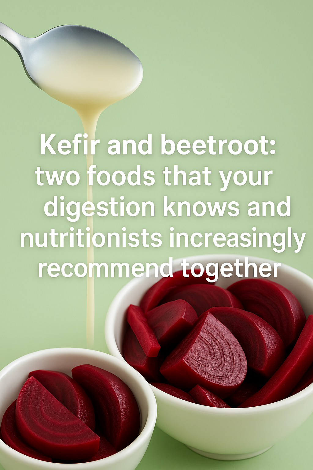 Kefir and beetroot: two foods that your digestion knows and nutritionists increasingly recommend together