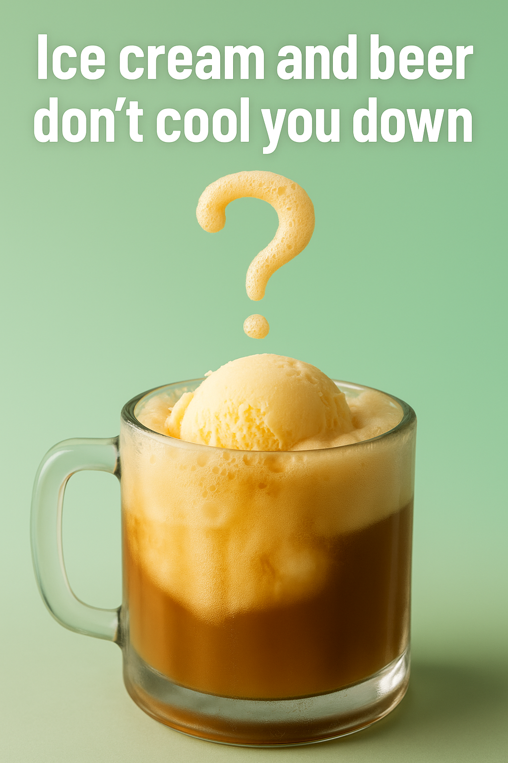 Ice cream and beer don