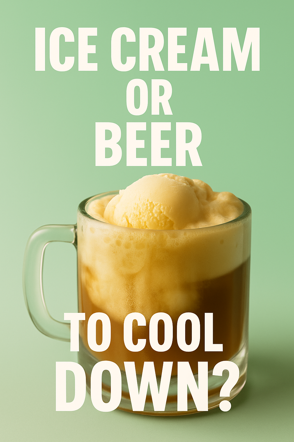 Ice cream and beer don
