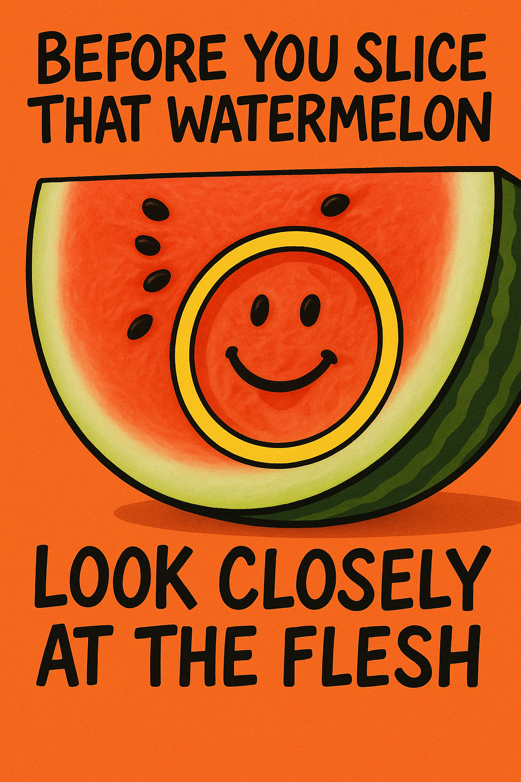 Before You Slice That Watermelon, Look Closely at the Flesh