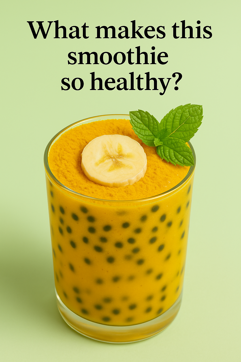 Three Ingredients, One Smoothie: Why Passion Fruit, Banana, and Turmeric Are Such a Powerhouse Combination