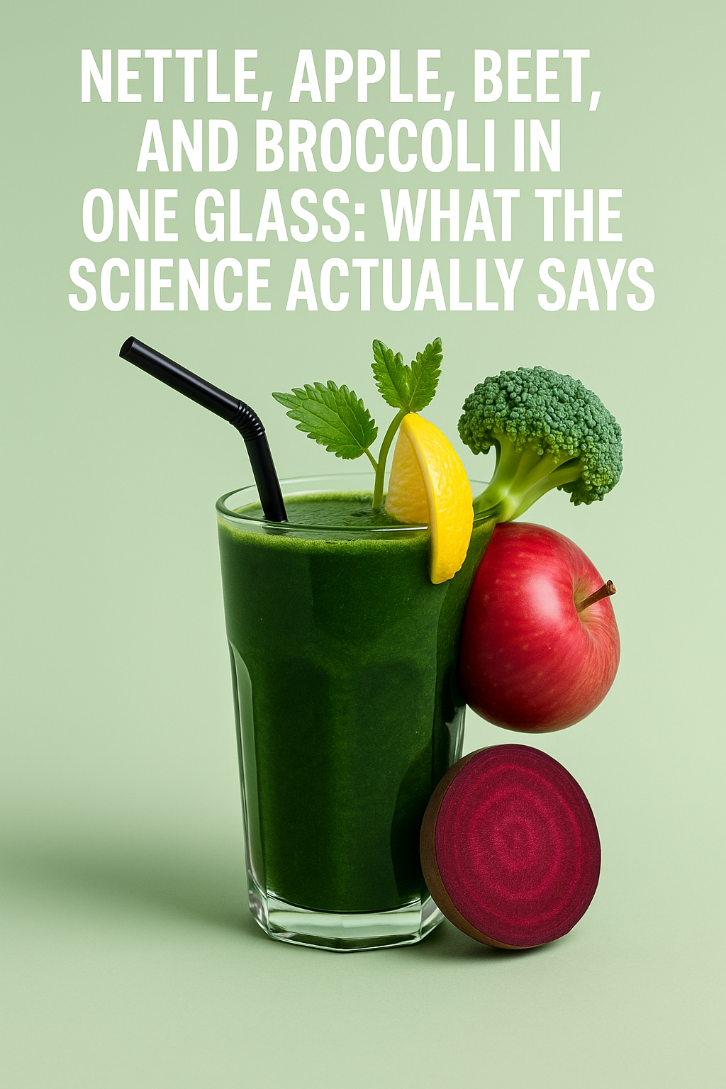 Nettle, Apple, Beet, and Broccoli in One Glass: What the Science Actually Says
