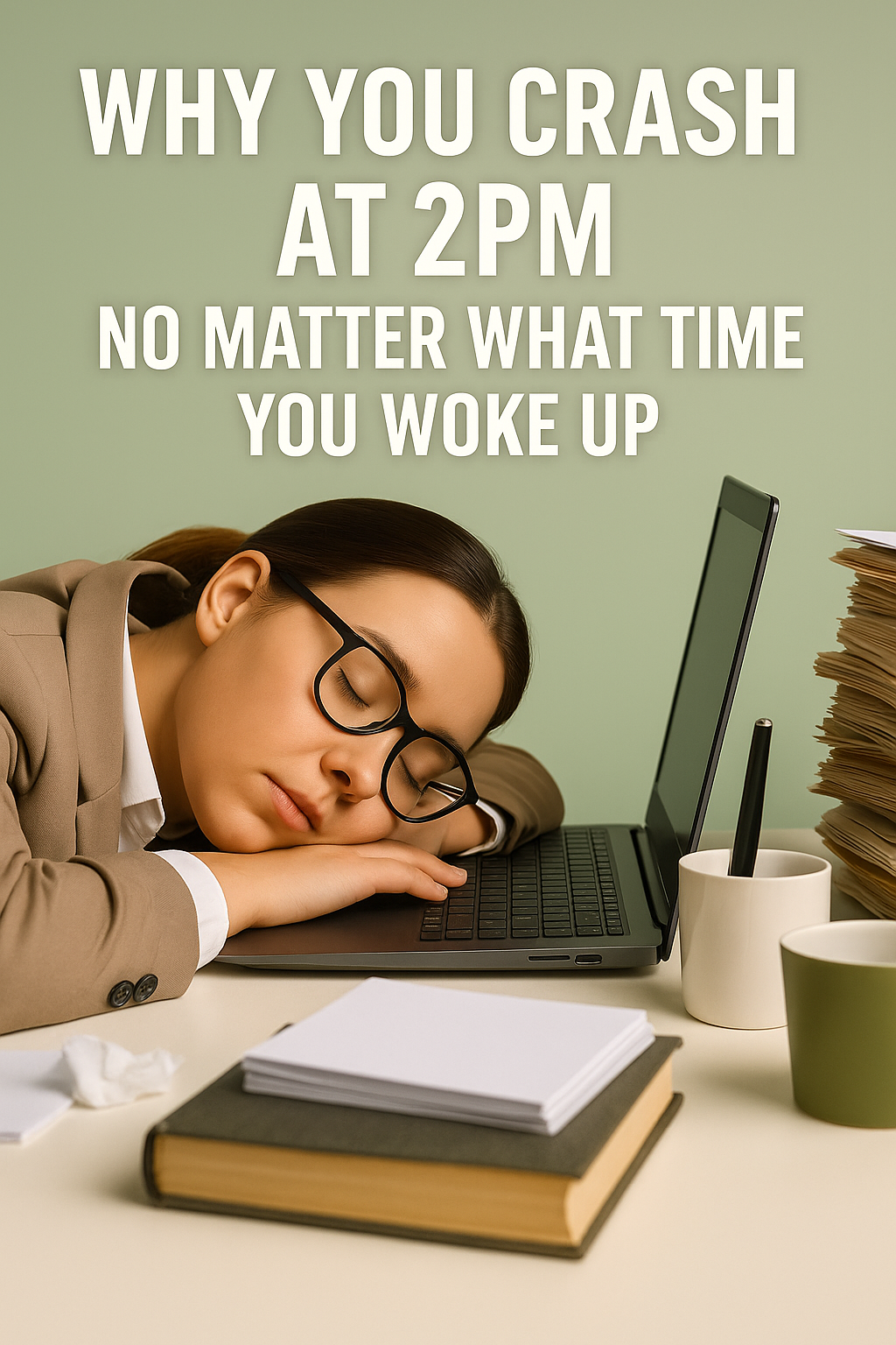 Why You Crash at 2PM, No Matter What Time You Woke Up