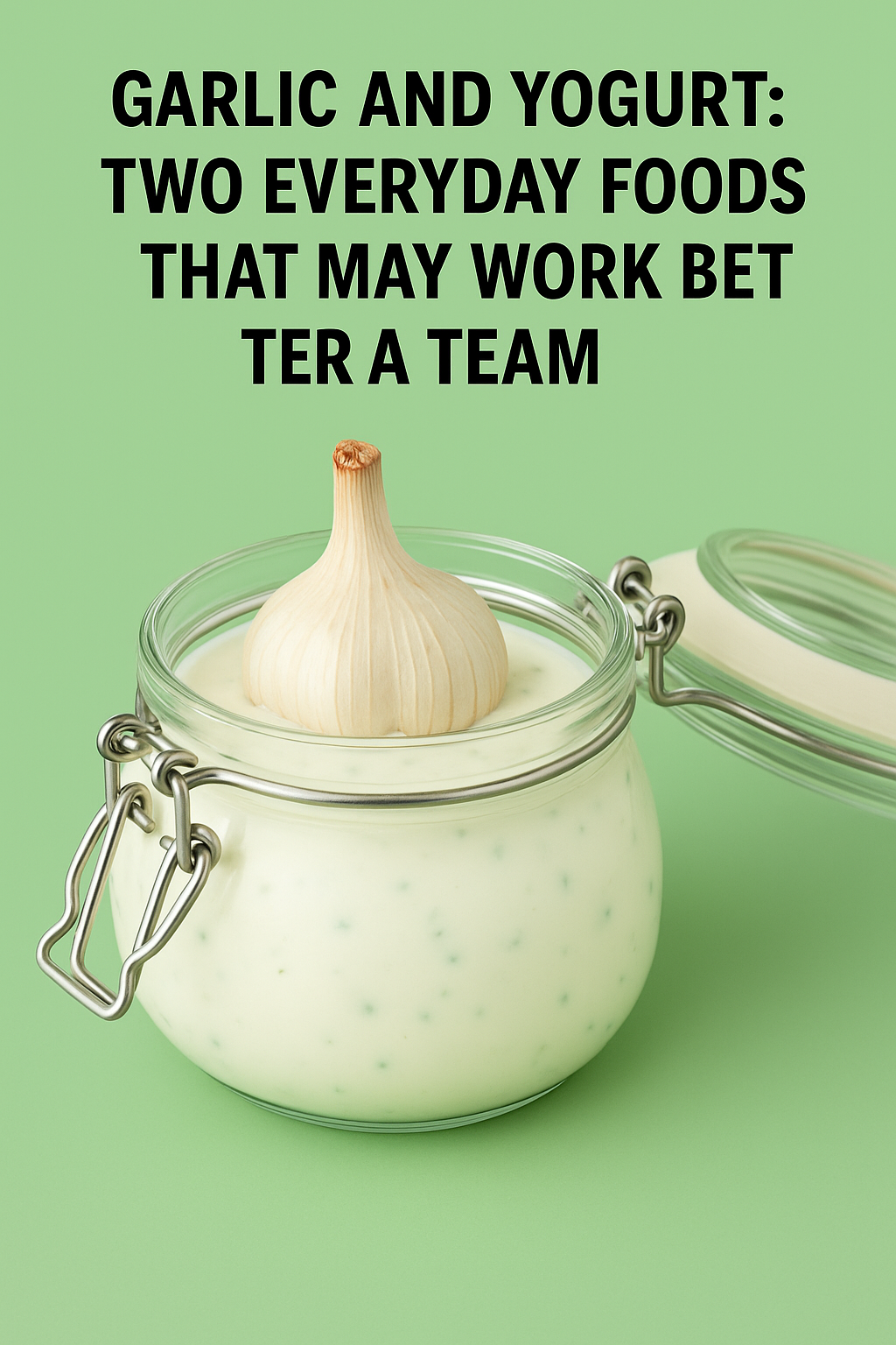 Garlic and Yogurt: Two Everyday Foods That May Work Better as a Team