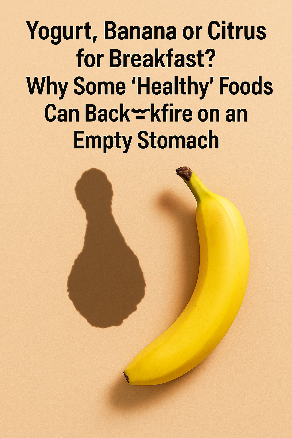 Yogurt, Banana or Citrus for Breakfast? Why Some "Healthy" Foods Can Backfire on an Empty Stomach