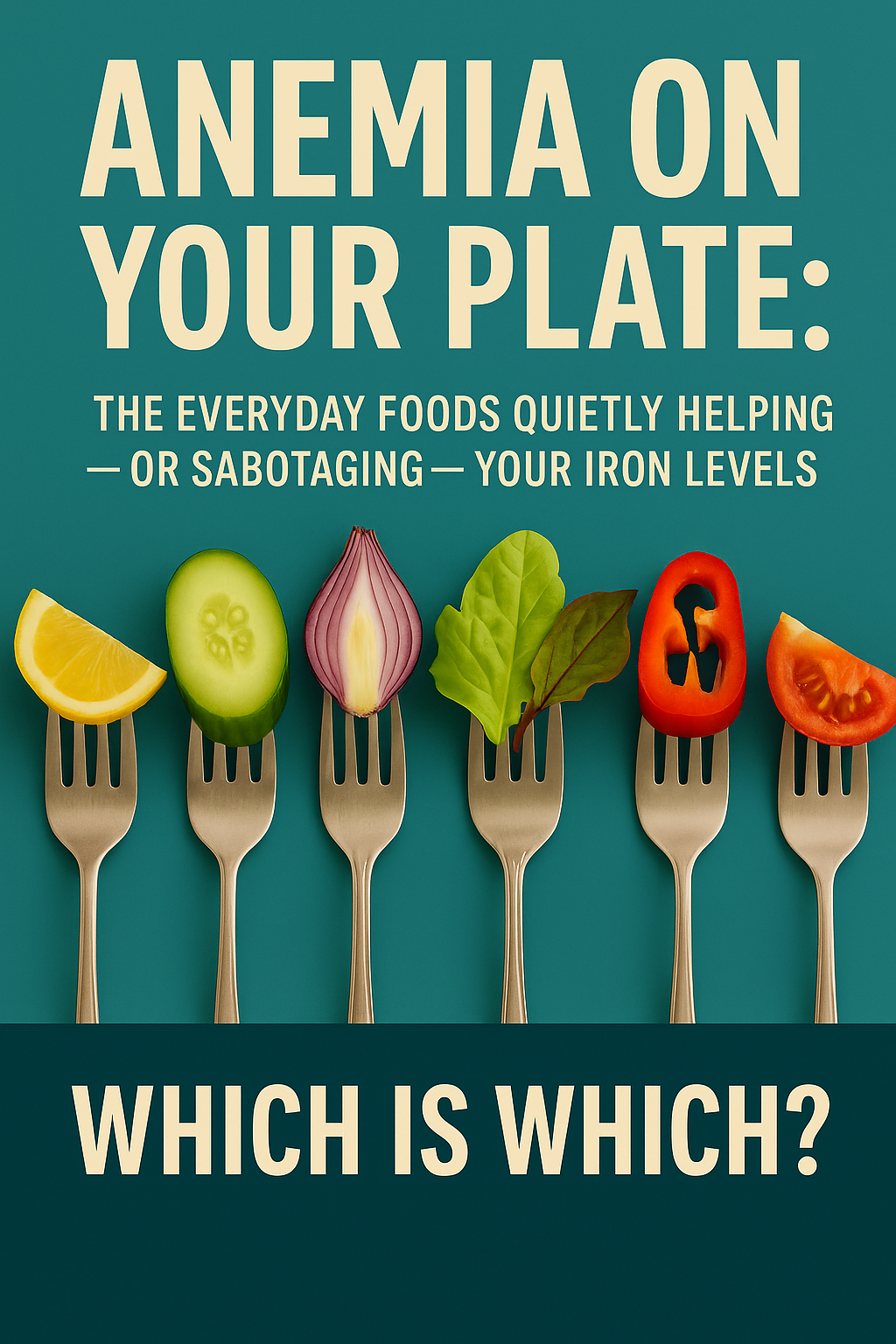 Anemia on Your Plate: The Everyday Foods Quietly Helping — Or Sabotaging — Your Iron Levels