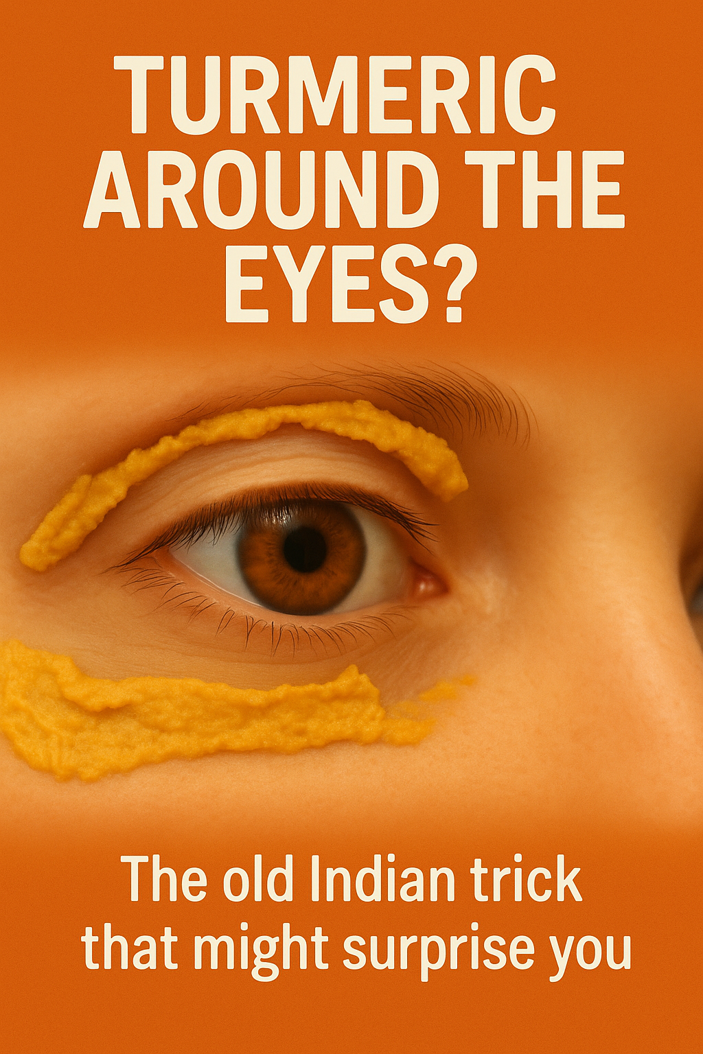 Turmeric Around the Eyes? The Old Indian Trick That Might Surprise You