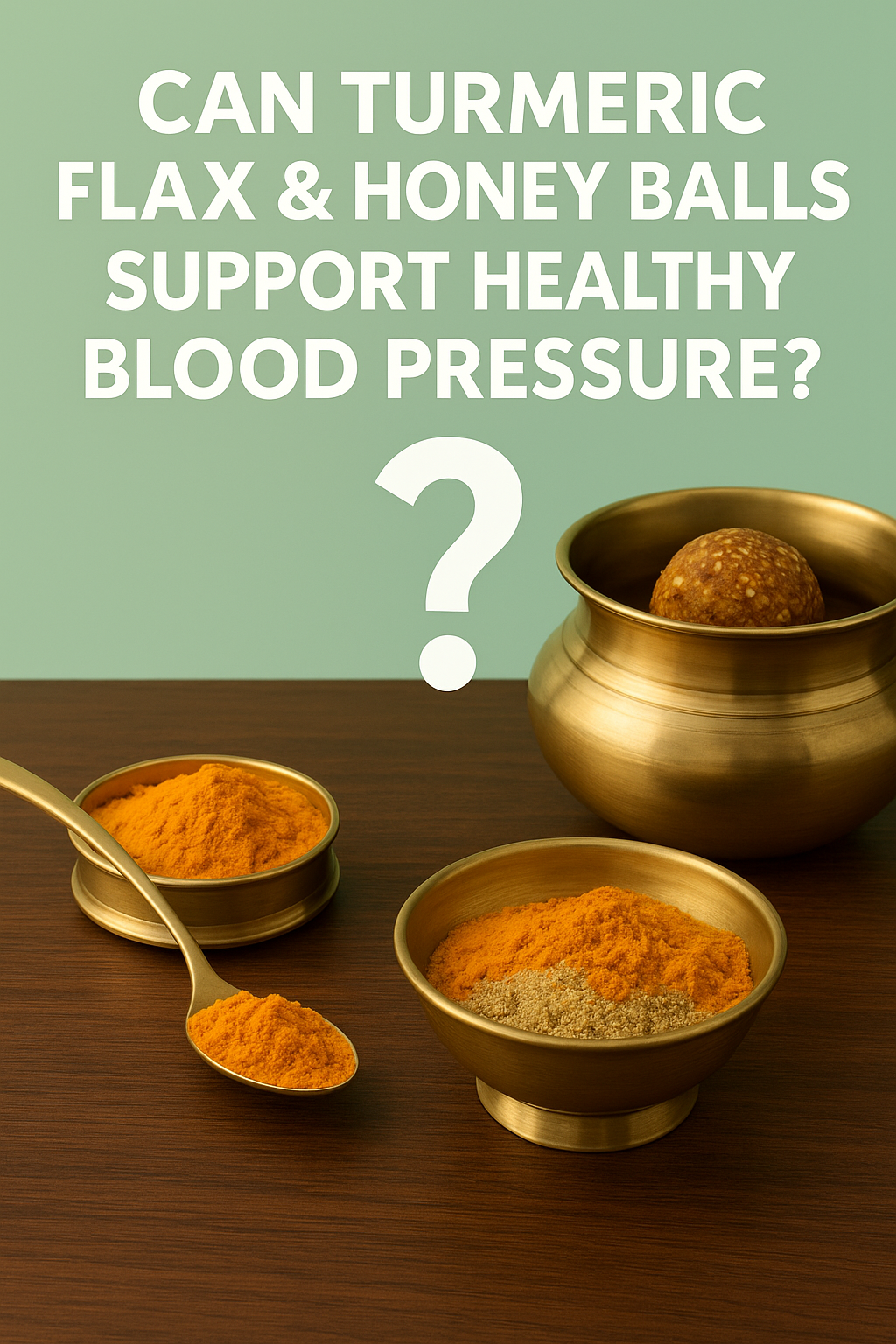 The Kitchen-Cabinet Secret: Can Turmeric, Flax and Honey Balls Support Healthy Blood Pressure?